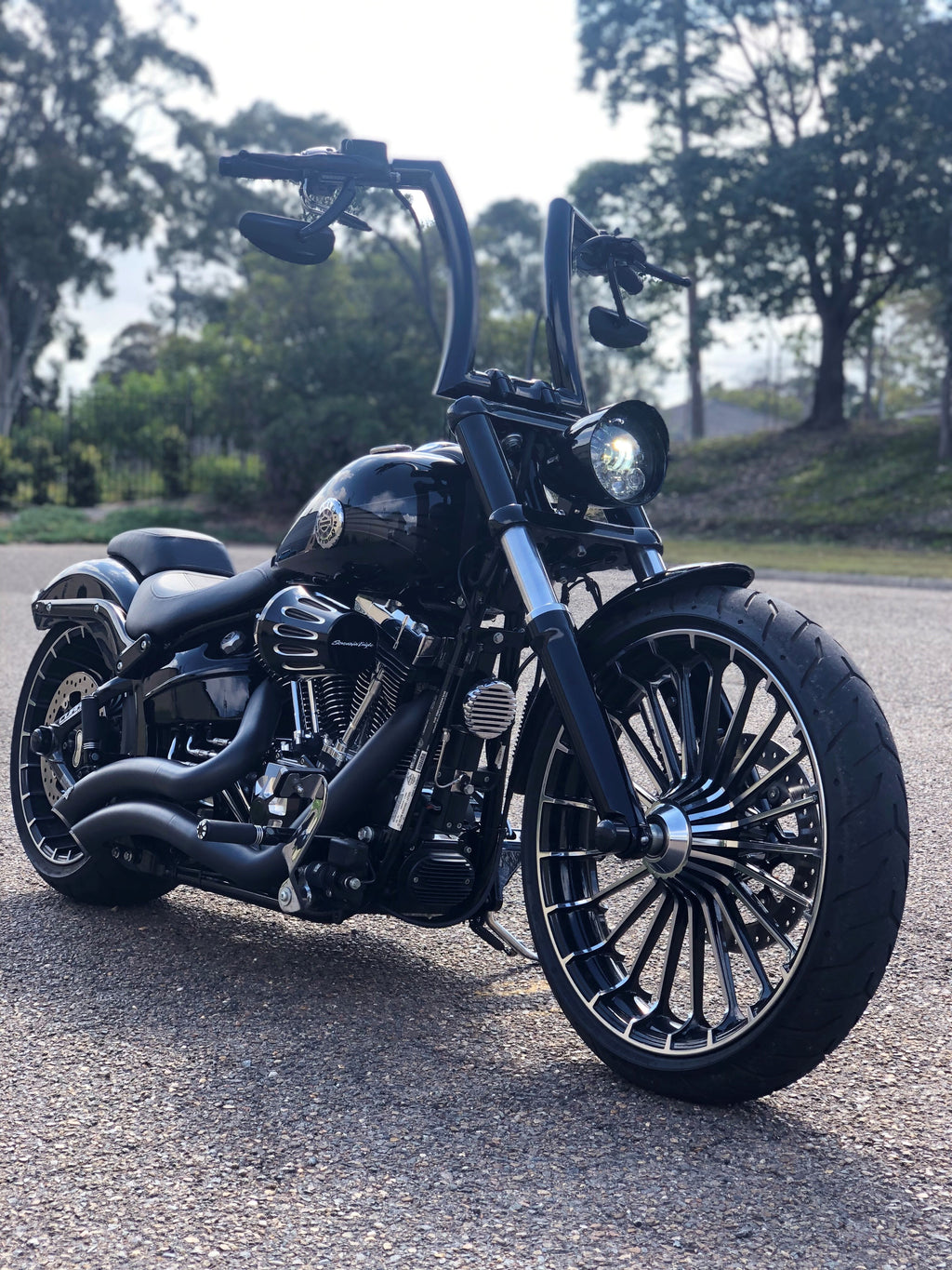 Harley Davidson Breakout FXSB Upper Fork Sleeves- 2 piece kit