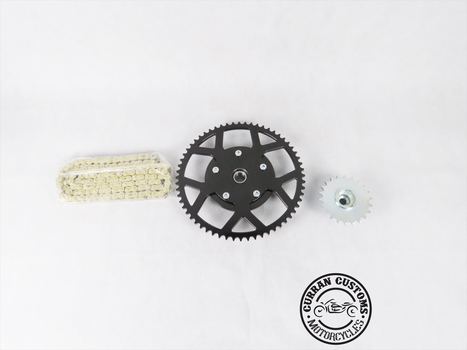 Matching 300 rear chain drive conversion kit with bearing offset